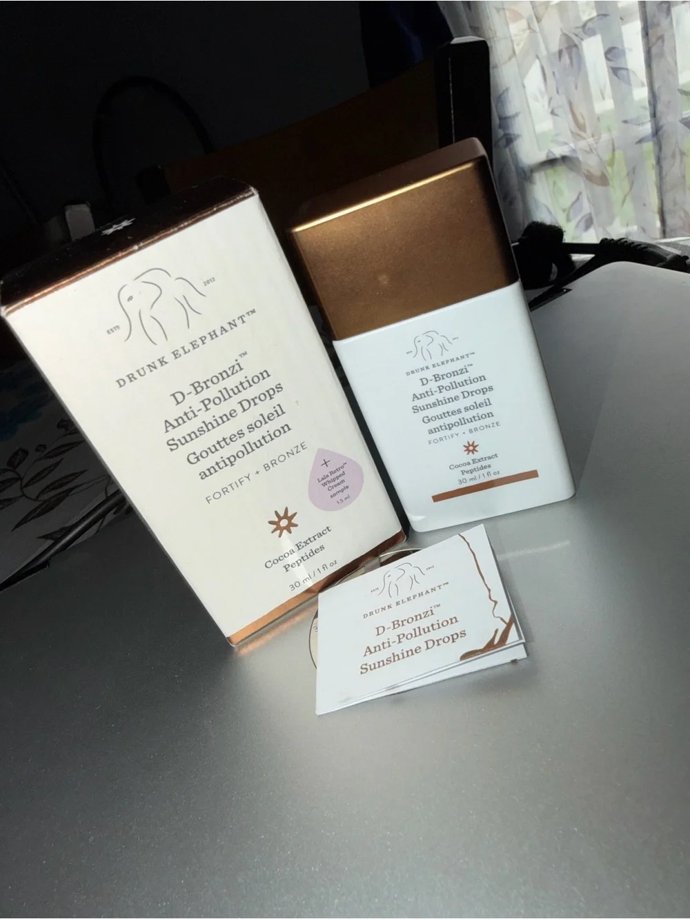 ‼️BRAND NEW W BOX Drunk Elephant D-Bronzi Anti-Pollution Serum Drops